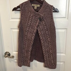 Nine West Vintage America Jeans Knit Vest  Sz S